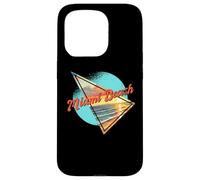 Design rétro Miami Beach Sunset Miami Beach FL Coque pour iPhone 15 Pro