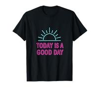 Design rétro néon « Today Is A Good Day » T-Shirt