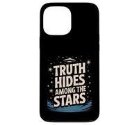Design rétro OVNI Conspiration Extraterrestre Coque pour iPhone 13 Pro Max