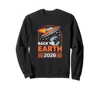 Design rétro Parodie de Science-Fiction Extraterrestre Invasion Sweatshirt