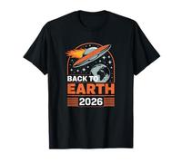 Design rétro Parodie de Science-Fiction Extraterrestre Invasion T-Shirt