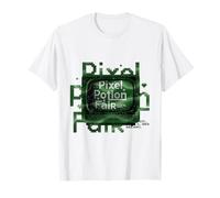 Design rétro Pixel Potion Fair avec TV Vintage et Magic Slo T-Shirt