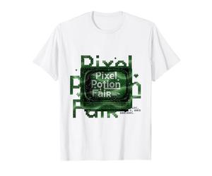 Design rétro Pixel Potion Fair avec TV Vintage et Magic Slo T-Shirt