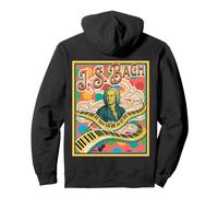Design rétro Pop Classique Amateur de Musique Bach Sweat à Capuche