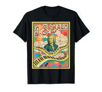 Design rétro Pop Classique Amateur de Musique Bach T-Shirt