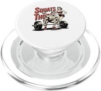 Design rétro pour Gym, Musculation, haltérophilie, Style Vintage PopSockets PopGrip pour MagSafe