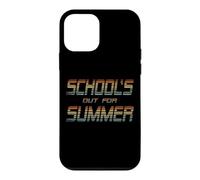 Design rétro Summer Break Teacher Last Day of School Coque pour iPhone 12 Mini