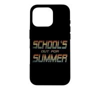Design rétro Summer Break Teacher Last Day of School Coque pour iPhone 16 Pro