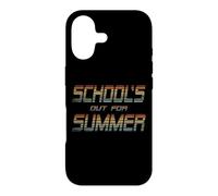Design rétro Summer Break Teacher Last Day of School Coque pour iPhone 17