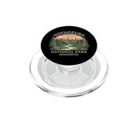 Design rétro Vintage du Parc National des Voyageurs du Minnesota PopSockets PopGrip pour MagSafe