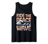 Design Ride the Peace Wave Débardeur