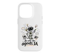 Design Robot Créateur d’Agents IA Coque pour iPhone 14 Pro