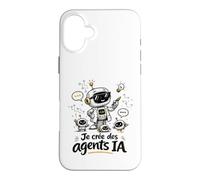 Design Robot Créateur d’Agents IA Coque pour iPhone 16 Plus