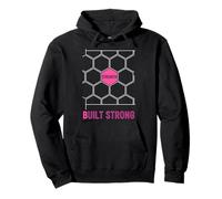 Design Robuste en nid d'abeille Rose Sweat à Capuche
