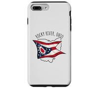 Design Rocky River Ohio USA Coque pour iPhone 7 Plus/8 Plus