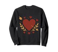 Design Romantique élégant cœur et flèche Sweatshirt