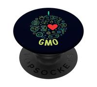Design Rond I Love OGM PopSockets PopGrip Adhésif
