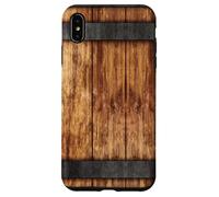 Design Rustique en Forme de tonneau à Whisky fabriqué à la Main pour Plus de Style Coque pour iPhone XS Max