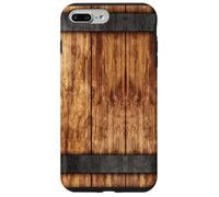 Design Rustique en Forme de tonneau à Whisky fabriqué à la Main pour Plus de Style Coque pour iPhone 7 Plus/8 Plus