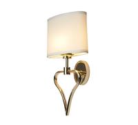 Design Salle de Bain Lampe LED en Or Cœur Forme IP44 Décoratif Applique Murale