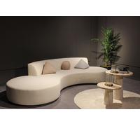 Design Salon Set Canapé quatre places avec 2x tables basses Meubles de luxe