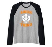 Design Sikh is My Thing Sikh Punjabi Khalsa Manche Raglan