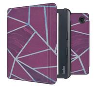 Design Slim Hard Sleepcover avec support Kobo Libra Colour / Tolino Vision Color Bordeaux Graphic imoshion