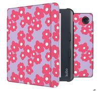 Design Slim Hard Sleepcover avec support Kobo Libra Colour / Tolino Vision Color Dusty Rose Blossom imoshion