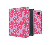 Design Slim Hard Sleepcover avec support pour Kobo Libra Colour - Dusty Rose Blossom
