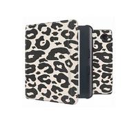 imoshion imoshion Design Slim Hard Sleepcover avec support pour Kobo Libra Colour Leopard Multicolore