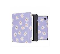 imoshion Design Slim Hard Sleepcover avec support pour Kobo Libra H2O - Flowers Distance