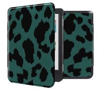 Design Slim Hard Sleepcover Kobo Clara Colour / Clara BW / Tolino Shine 5 / Shine Color Green Leopard imoshion