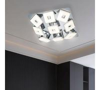 Design SMD LED 34 WATT Plafonnier Argent Chambre Spot Big Light