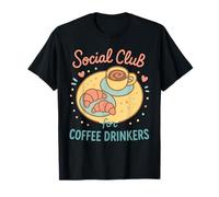 Design Social Club pour buveurs de café T-Shirt
