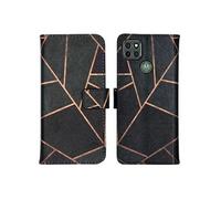 Design Softcase Bookcase pour Motorola Moto G9 Power - Black Graphic