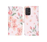 imoshion imoshion Design Softcase Bookcase Samsung Galaxy A72 Blossom Watercolor Multicolore