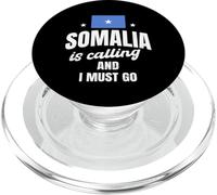Design Somalia is Calling and I Must Go Travel Somalia PopSockets PopGrip pour MagSafe