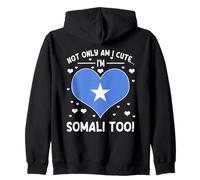 Design somalien « Not Only Am I Cute I'm Somali Too Funny » Sweat à Capuche