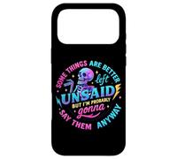 Design « Some Things Better Left Unsaid » Coque pour iPhone 17 Pro Max