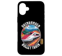 Design Souvenir Japonais Shinkansen Train à Grande Vitesse Kanji Coque pour iPhone 16 Plus
