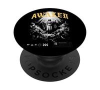 Design Spirituel Religieux chrétien du réveil de Jésus-Christ PopSockets PopGrip Adhésif