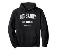 Design Sportif Vintage Big Sandy Montana MT Sweat à Capuche