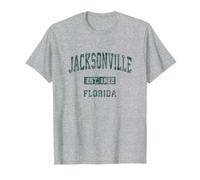 Design sportif vintage de Jacksonville, Floride, Floride T-Shirt