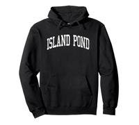 Design Sportif Vintage Island Pond Vermont VT Sweat à Capuche