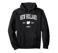 Design sportif vintage New Holland Ohio OH Sweat à Capuche