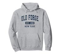 Design Sportif Vintage Old Forge New York NY Sweat à Capuche