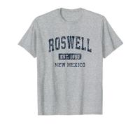 Design Sportif Vintage Roswell, Nouveau-Mexique NM T-Shirt