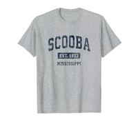 Design Sportif Vintage Scooba Mississippi MS T-Shirt