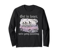 Design Squelette Get in Loser We're Going Haunting Manche Longue