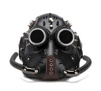 Design steampunk avec sangles réglables pour costume d'Halloween et moto - Équipement de protection en cuir synthétique